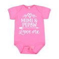thumbnail image 1 of Inktastic Pepaw and Mimi Love Me Boys or Girls Baby Bodysuit, 1 of 5