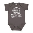 thumbnail image 1 of Inktastic Pepaw and Mimi Love Me Boys or Girls Baby Bodysuit, 1 of 5