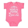 thumbnail image 1 of Inktastic Pepaw and Mimi Love Me Boys or Girls Baby Bodysuit, 1 of 5