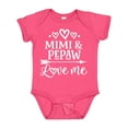 thumbnail image 1 of Inktastic Pepaw and Mimi Love Me Boys or Girls Baby Bodysuit, 1 of 4