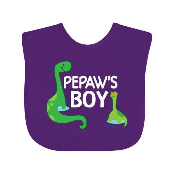 Inktastic Pepaw's Boy Grandson Boys Baby Bib