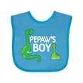 thumbnail image 1 of Inktastic Pepaw's Boy Grandson Boys Baby Bib, 1 of 4