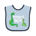 thumbnail image 1 of Inktastic Pepaw's Boy Grandson Boys Baby Bib, 1 of 4