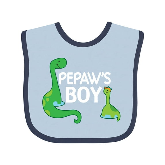 Inktastic Pepaw's Boy Grandson Boys Baby Bib