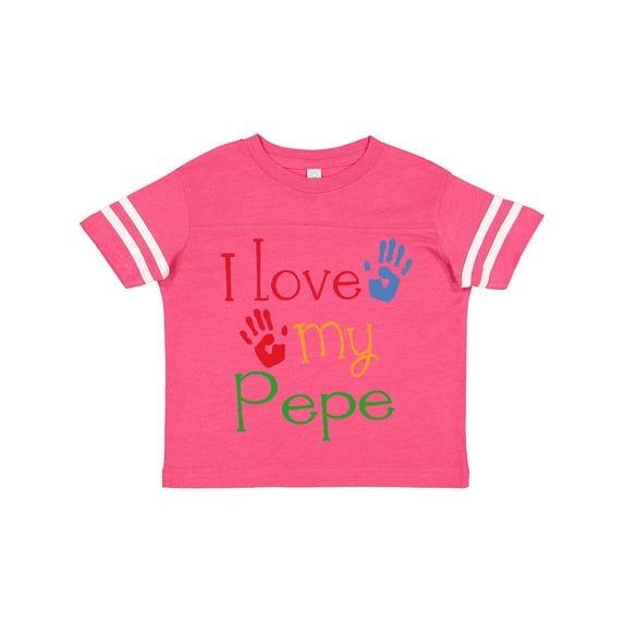 Inktastic Pepe Grandkids Handprints Boys or Girls Toddler T-Shirt