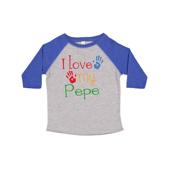 Inktastic Pepe Grandkids Handprints Boys or Girls Toddler T-Shirt