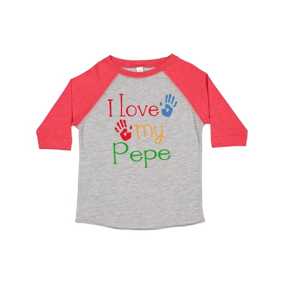 Inktastic Pepe Grandkids Handprints Boys or Girls Toddler T-Shirt
