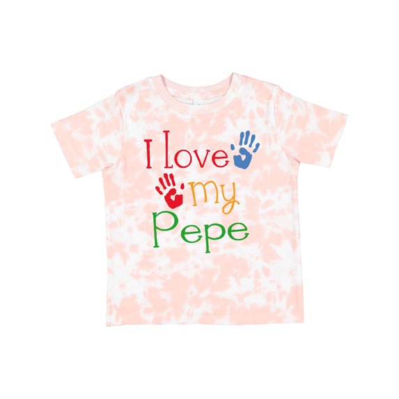 Inktastic Pepe Grandkids Handprints Boys or Girls Toddler T-Shirt