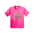 thumbnail image 1 of Inktastic Peppermint Rainbow with Candy Cane Youth T-Shirt, 1 of 5