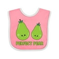 thumbnail image 1 of Inktastic Perfect Pear Couple Funny Fruit Pair Boys or Girls Baby Bib, 1 of 4