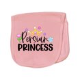 thumbnail image 1 of Inktastic Persian Princess with Crown and Flowers Baby Burp Cloth, 1 of 3