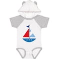thumbnail image 1 of Inktastic Personalized Sailboat Boys or Girls Baby Bodysuit, 1 of 5