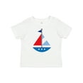 thumbnail image 1 of Inktastic Personalized Sailboat Boys or Girls Baby T-Shirt, 1 of 5