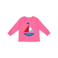 thumbnail image 1 of Inktastic Sailboat Cute Boys or Girls Long Sleeve Toddler T-Shirt, 1 of 5