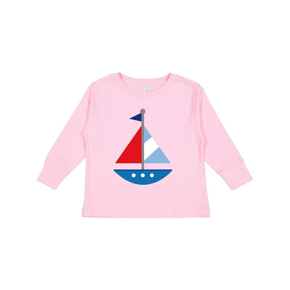 Inktastic Sailboat Cute Boys or Girls Long Sleeve Toddler T-Shirt