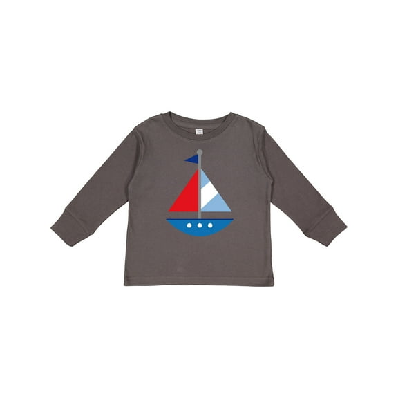 Inktastic Sailboat Cute Boys or Girls Long Sleeve Toddler T-Shirt