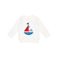 thumbnail image 1 of Inktastic Sailboat Cute Toddler Sweatshirt, 1 of 4