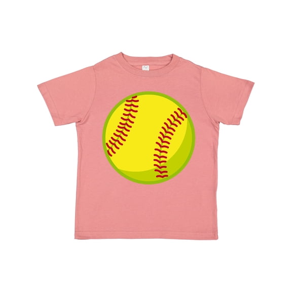 Inktastic Personalized Softball Boys or Girls Toddler T-Shirt