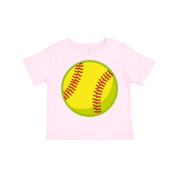 Inktastic Personalized Softball Boys or Girls Toddler T-Shirt
