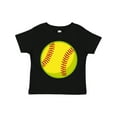 thumbnail image 1 of Inktastic Personalized Softball Boys or Girls Toddler T-Shirt, 1 of 5
