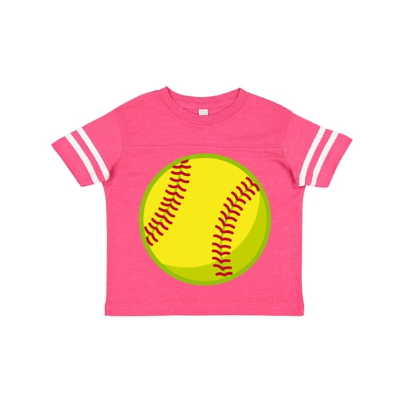 Inktastic Personalized Softball Boys or Girls Toddler T-Shirt