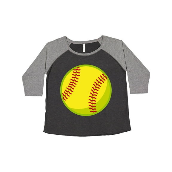 Inktastic Personalized Softball Women's Plus Size T-Shirt