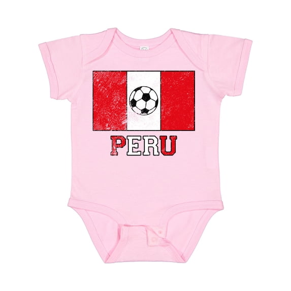 Inktastic Peruvian Soccer Boys or Girls Baby Bodysuit