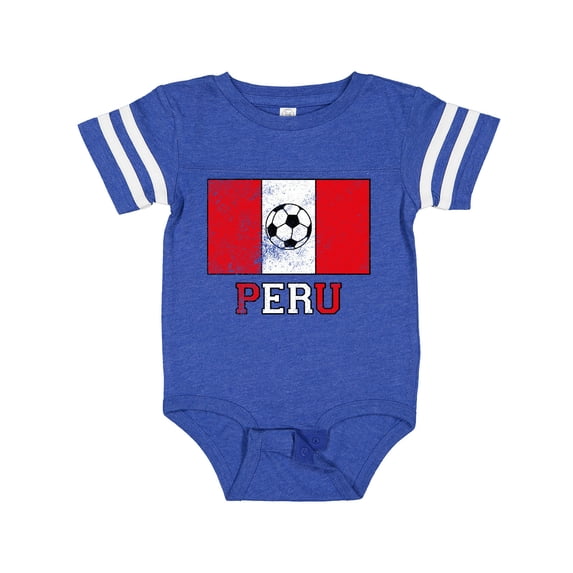 Inktastic Peruvian Soccer Boys or Girls Baby Bodysuit