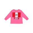 thumbnail image 1 of Inktastic Peruvian Soccer Boys or Girls Long Sleeve Toddler T-Shirt, 1 of 5