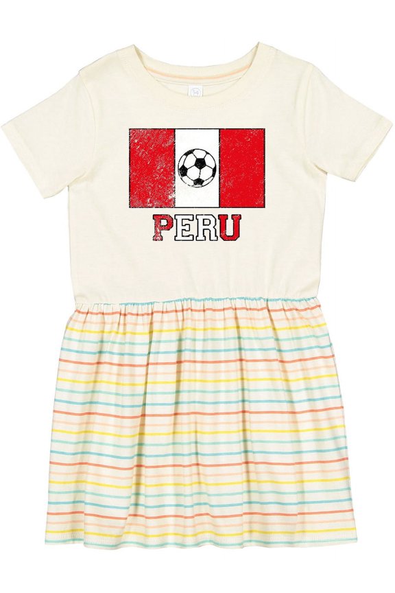 Peruvian Soccer Girls Toddler Dress
