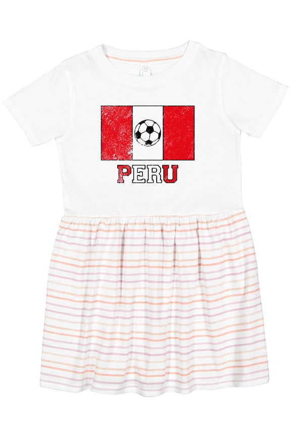 Peruvian Soccer Girls Toddler Dress