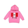 thumbnail image 1 of Inktastic Peruvian Soccer Toddler Hoodie, 1 of 4
