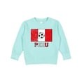 thumbnail image 1 of Inktastic Peruvian Soccer Toddler Sweatshirt, 1 of 4