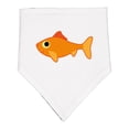 thumbnail image 1 of Inktastic Pet Goldfish Baby Bandana Bib, 1 of 4