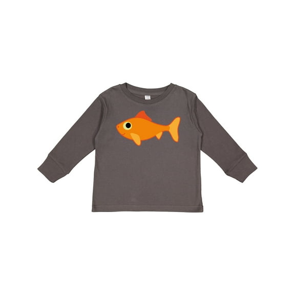 Inktastic Pet Goldfish Boys or Girls Long Sleeve Toddler T-Shirt