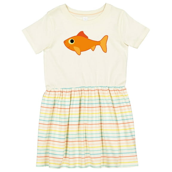 Inktastic Pet Goldfish Girls Toddler Dress