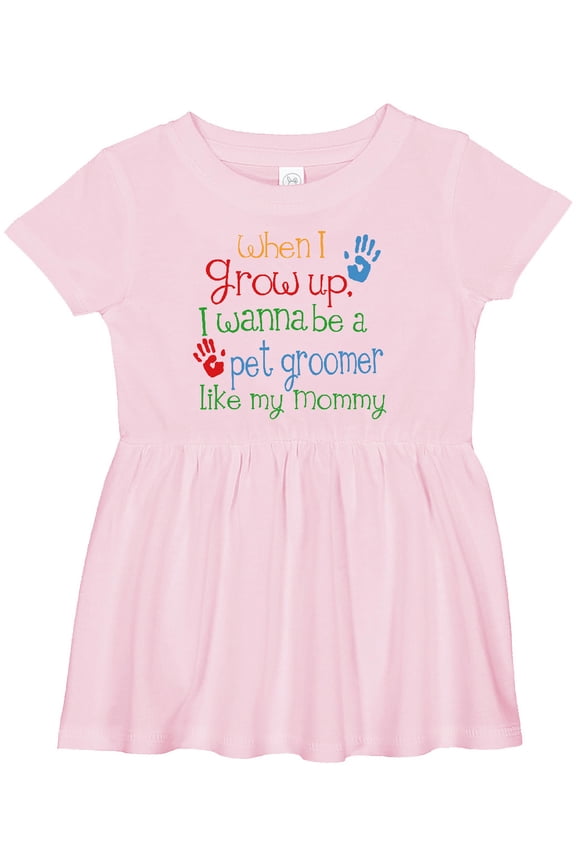 Pet Groomer Like Mommy Girls Baby Dress