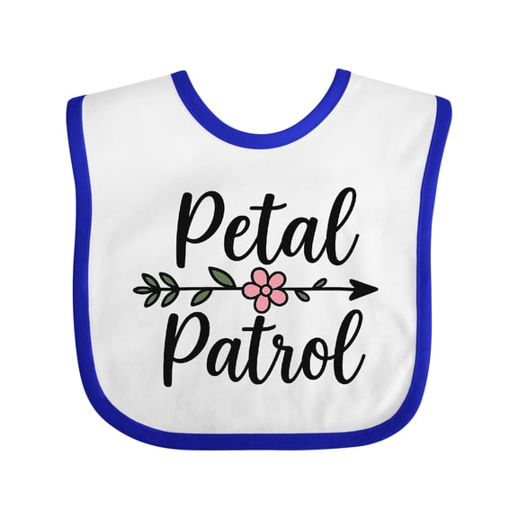 Inktastic Petal Patrol Flower Arrow Wedding Theme Girls Baby Bib