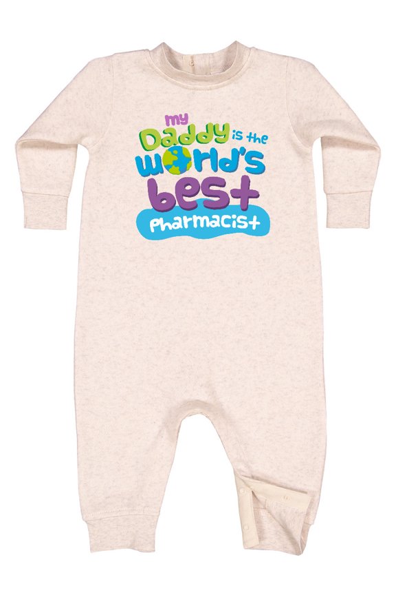 Pharmacist Daddy for Son or Daughter Baby Fleece Romper