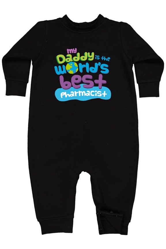 Pharmacist Daddy for Son or Daughter Baby Fleece Romper