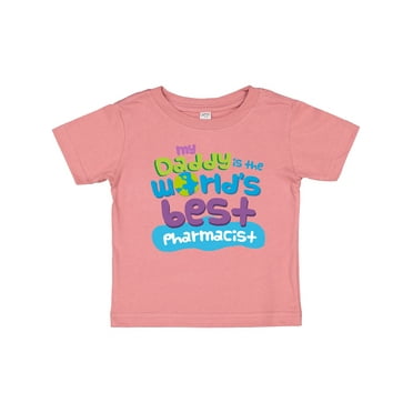 Inktastic Pharmacist Daddy for Son or Daughter Boys or Girls Baby T-Shirt