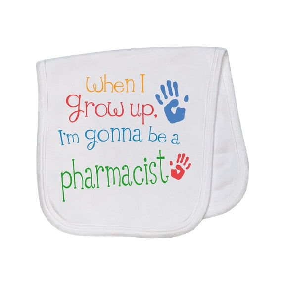 Inktastic Pharmacist Future Baby Burp Cloth