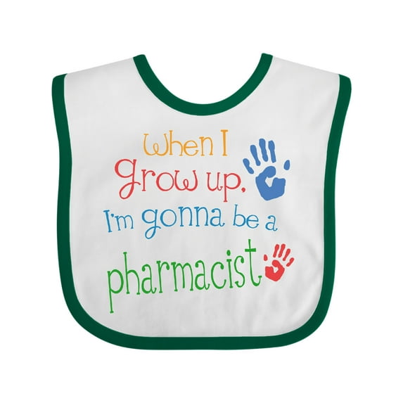 Inktastic Pharmacist Future Boys or Girls Baby Bib