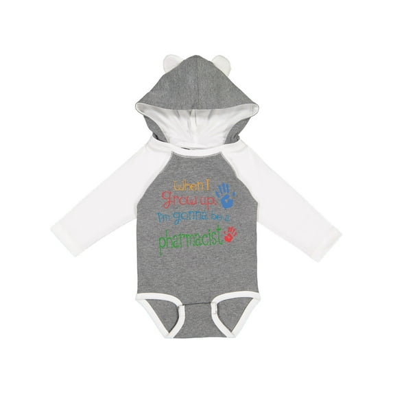 Inktastic Pharmacist Future Boys or Girls Long Sleeve Baby Bodysuit