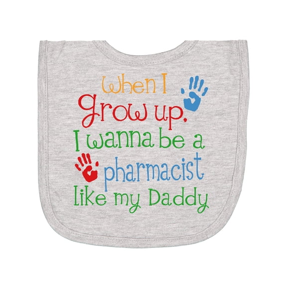 Inktastic Pharmacist Like Daddy Newborn Bib