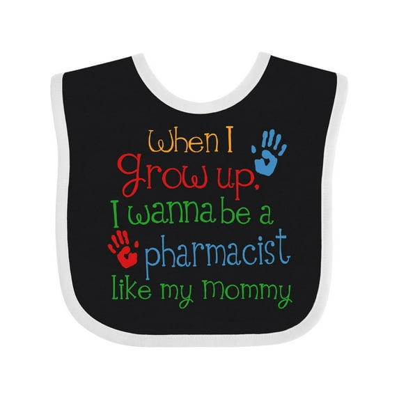 Inktastic Pharmacist Like Mommy Boys or Girls Baby Bib