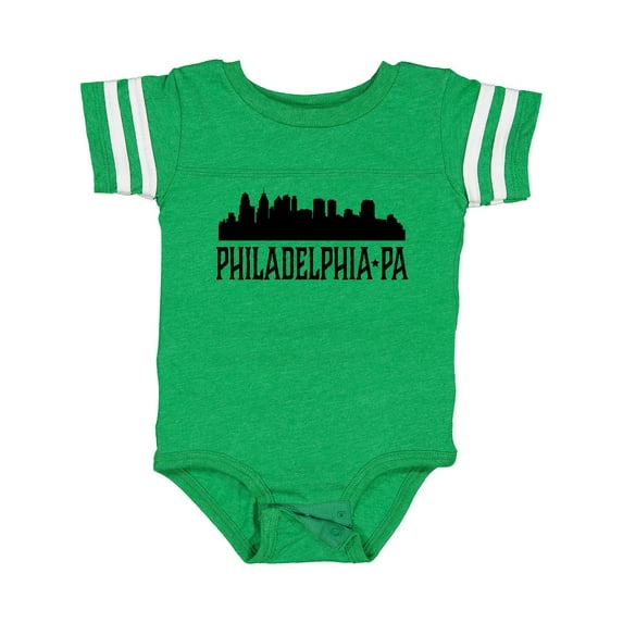 Inktastic Philadelphia Pennsylvania City Skyline Boys or Girls Baby Bodysuit