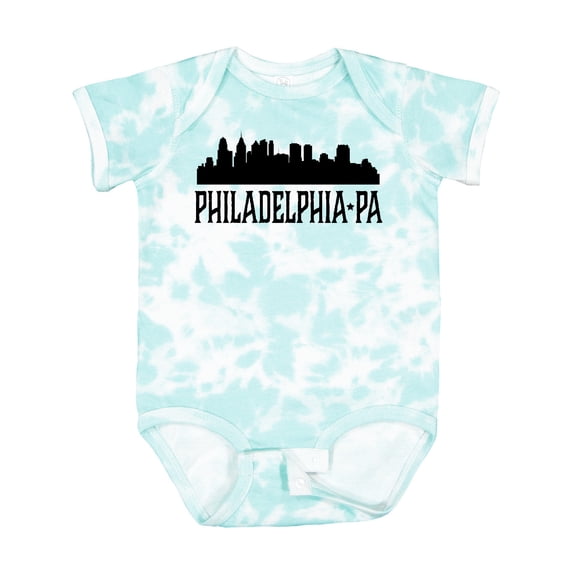 Inktastic Philadelphia Pennsylvania City Skyline Boys or Girls Baby Bodysuit