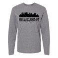 thumbnail image 1 of Inktastic Philadelphia Pennsylvania City Skyline Long Sleeve T-Shirt, 1 of 5