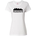 thumbnail image 1 of Inktastic Philadelphia Pennsylvania City Skyline Women's T-Shirt, 1 of 5